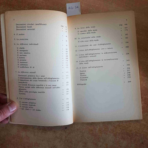 PSICOLOGIA DE L'ABBIGLIAMENTO John Carl Flugel 1974 FRANCO ANGELI moda vestiti
