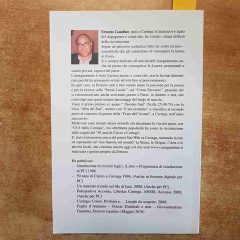 ZIO PETER RACCONTA LA MIA CURINGA NEGLI ANNI '40 '50 - ERNESTO GAUDINO 2016
