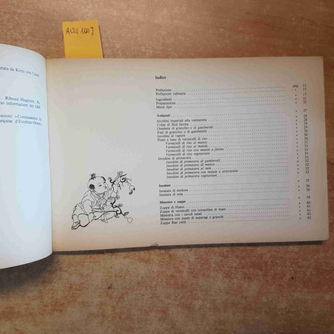 IL CANTO DEL RISO CENTO RICETTE DI CUCINA VIETNAMITA 1977 MAZZOTTA