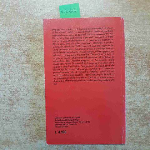 SEQUESTRATI DAGLI UFO - I LIBRI DELL'IGNOTO 21 HOBBY WORK 1993 CARBALLAL