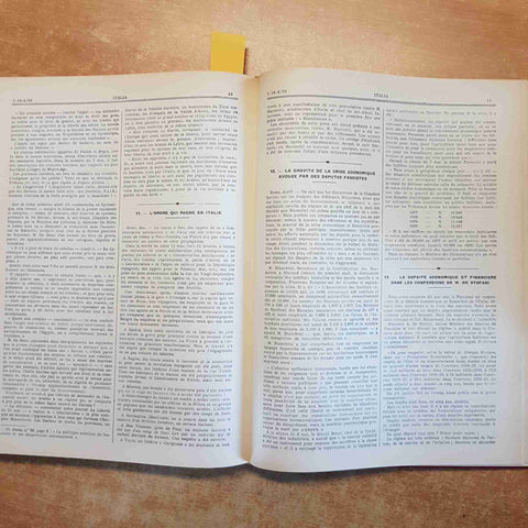 ITALIA BULLETIN D'INFORMATIONS EDITE' PAR LA CONCENTRATION ANTIFASCISTE 1982