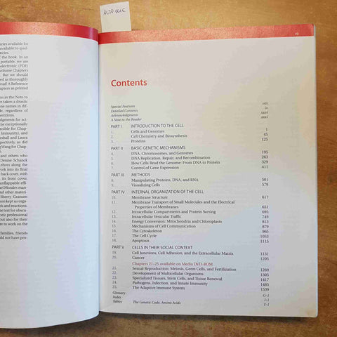 MOLECULAR BIOLOGY OF THE CELL fifth edition MANCA IL DVD!!! garland science