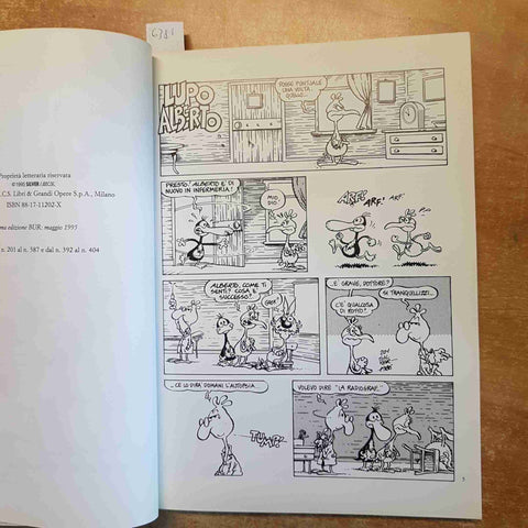 LUPO ALBERTO EHILA', BEPPE! 1°edizione BUR maggio 1995 RIZZOLI SILVER