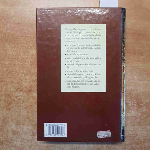 GUIDA AI MONASTERI D'ITALIA - GRASSELLI TARALLO 1995 PIEMME copertina rigida