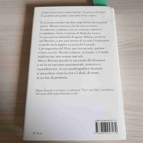 L'OMBRA DEL VULCANO - MARCO ROSSARI - EINAUDI - 2023