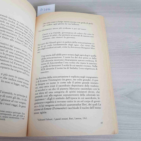 REINCARNAZIONE ALLA SCOPERTA DELLE VITE PASSATE - MANUELA POMPAS - RIZZOLI -1988