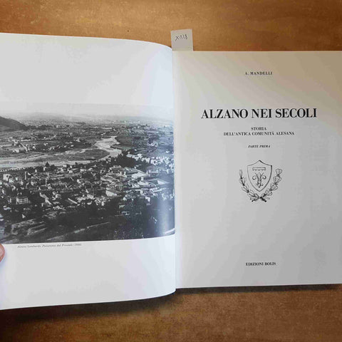 ALZANO NEI SECOLI storia della comunita' Alesana BERGAMO VAL SERIANA Mandelli
