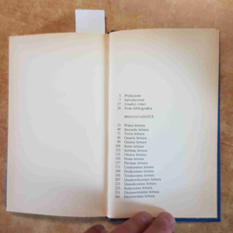BHAGAVADGITA IL CANTO DEL BEATO i grandi classici della poesia FABBRI 1998