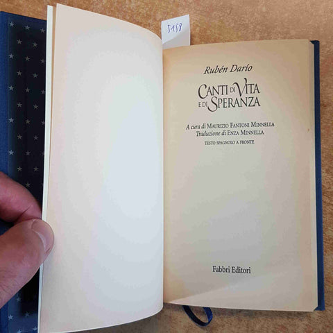 RUBEN DARIO CANTI DI VITA E DI SPERANZA i grandi classici della poesia FABBRI