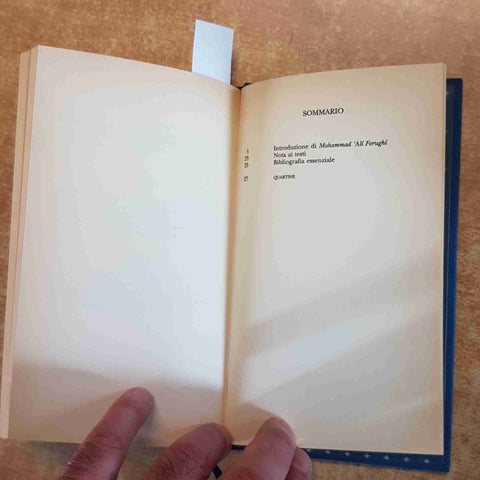 OMAR KHAYYAM - QUARTINE i grandi classici della poesia FABBRI