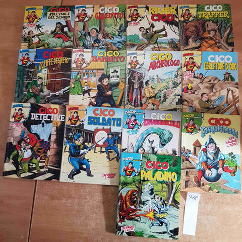LOTTO 13 ZAGOR PRESENTA CICO leggi i titoli BONELLI no tex dampyr SENZA ALLEGATI