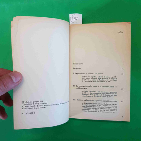 LENIN - CHE FARE? LA CONCEZIONE LENINISTA DEL PARTITO PROLETARIo editori riuniti
