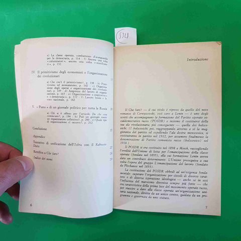 LENIN - CHE FARE? LA CONCEZIONE LENINISTA DEL PARTITO PROLETARIo editori riuniti