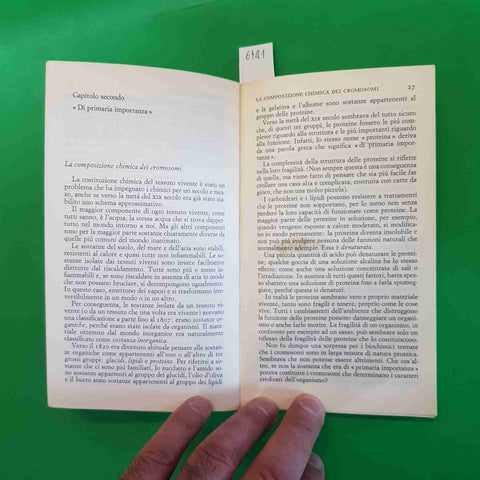 ISAAC ASIMOV - IL CODICE GENETICO 1968 EINAUDI cromosomi molecole rna