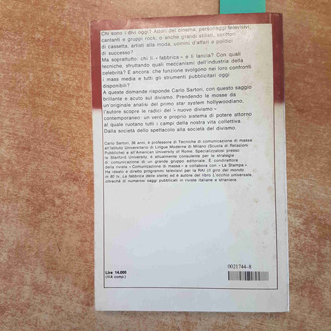 LA FABBRICA DELLE STELLE DIVISMO MERCATO E MASS MEDIA NEGLI ANNI 80 CarloSartori