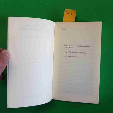 CESARE PAVESE VITA ATTRAVERSO LE LETTERE 1973 EINAUDI