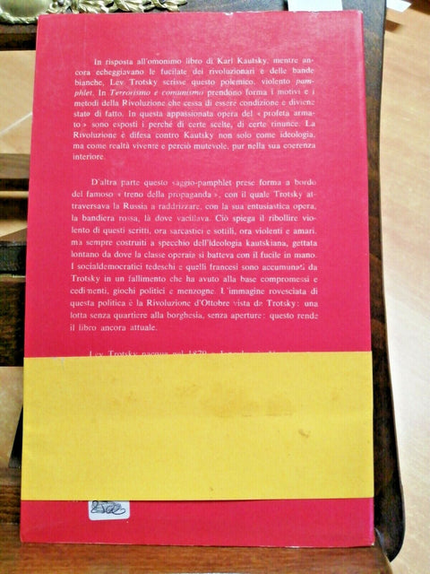 LEV TROTSKY - TERRORISMO E COMUNISMO - 1964 - SUGAR - KAUTSKY (5202) P
