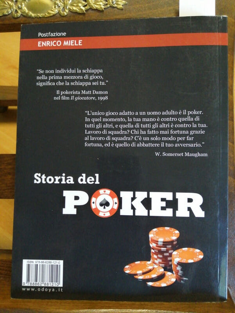 STORIA DEL POKER - FRANCK DANINOS - ODOYA - 2011 - (RIF. INT. 2013)