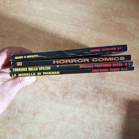 LOTTO 4 FUMETTI HORROR Dario Argento presenta Profondo Rosso, Tenebre...(40