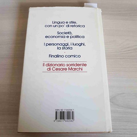 IN PUNTA DI LINGUA DIVAGAZIONI CURIOSITA' E ANEDDOTI SULL'ITALIANO - MARCHI