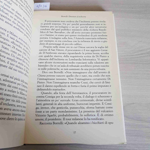 BORRELLI DIRETTORE D'ORCHESTRA mani pulite ANDREOLI 1998 BALDINI CASTOLDI