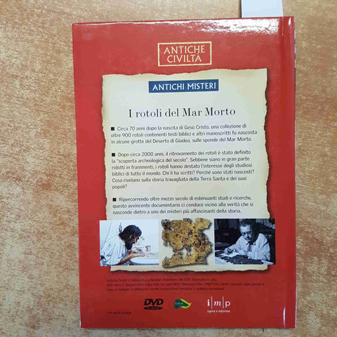 ROTOLI DEL MAR MORTO antiche civilta' n°8 LIBRO + DVD 2008