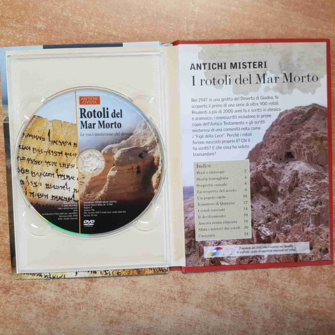 ROTOLI DEL MAR MORTO antiche civilta' n°8 LIBRO + DVD 2008