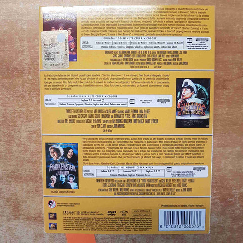 MEL BROOKS COLLECTION BOX 3 DVD 20TH CENTURY FOX