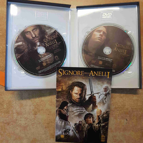IL SIGNORE DEGLI ANELLI IL RITORNO DEL RE 2 DVD WIDESCREEN TOLKIEN MORTENSEN