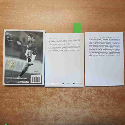 FRANCESCO TOTTI LA MIA VITA, I MIEI GOL DVD + LIBRO MONDADORI ROMA