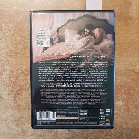 IO, DON GIOVANNI DVD CARLOS SAURA LUCKY RED MOZART DA PONTE
