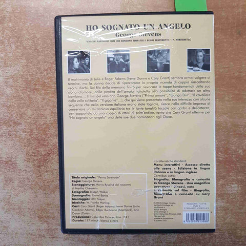 HO SOGNATO UN ANGELO DVD CARY GRANT GEORGE STEVENS