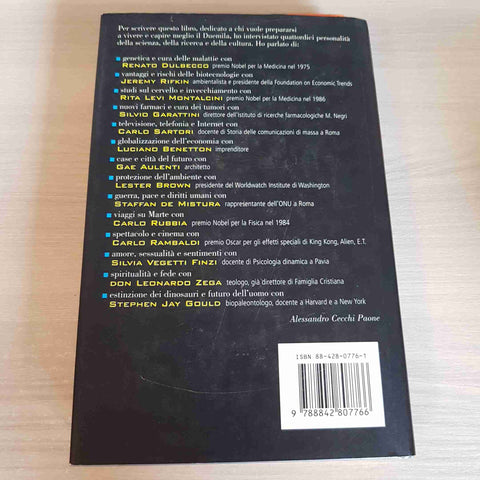 UN SAGGIO MI HA DETTO IL NOSTRO FUTURO IN QUATTORDICI INCONTRI 1999 CECCHI PAONE