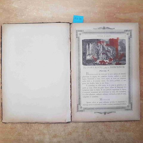 FAVOLE DI ESOPO COMPILATE DA ONORATO ROUX 1887 EDOARDO PERINO parte I + parte II