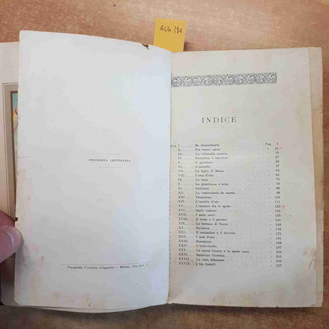 FRATELLI GRIMM 50 NOVELLE HOEPLI 1910 terza edizione FANNY VANZI MUSSINI