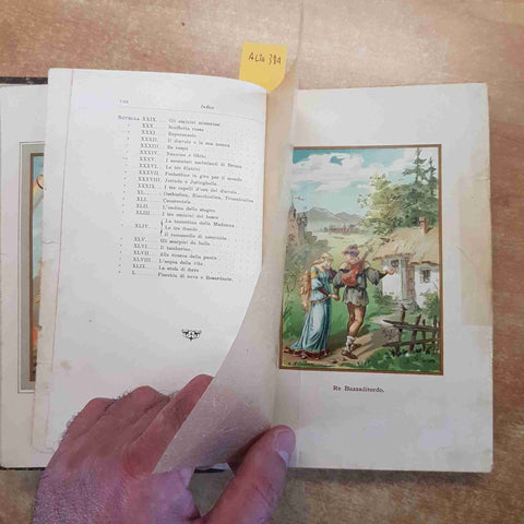 FRATELLI GRIMM 50 NOVELLE HOEPLI 1910 terza edizione FANNY VANZI MUSSINI