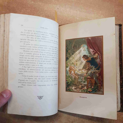 FRATELLI GRIMM 50 NOVELLE HOEPLI 1910 terza edizione FANNY VANZI MUSSINI