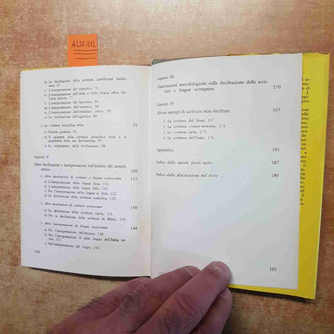DECIFRAZIONE DELLE SCRITTURE SCOMPARSE JOHANNES FRIEDRICH 1961 SANSONI