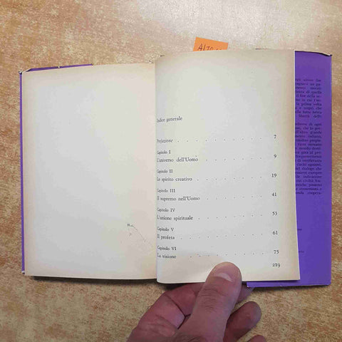 LA RELIGIONE DELL'UOMO RABINDRANATH TAGORE 1961 SANSONI