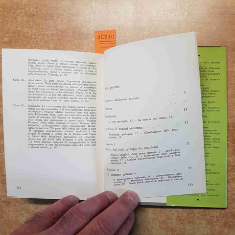 FORMAZIONE DEI CONTINENTI H. E G. TERMIER 1959 SANSONI