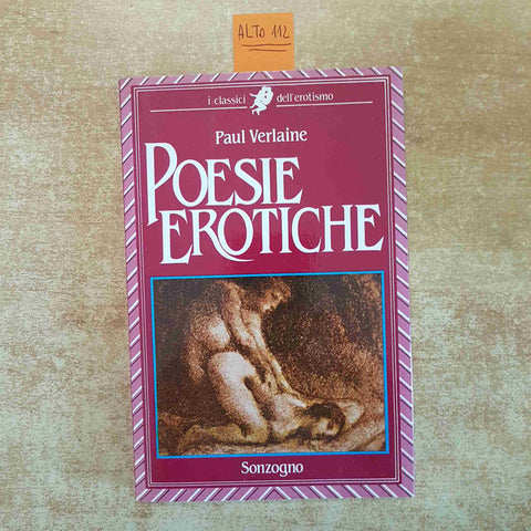 POESIE EROTICHE PAUL VERLAINE 1986 SONZOGNO erotismo