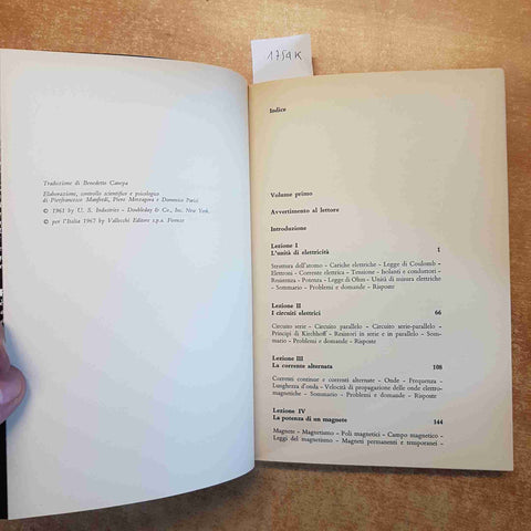ELETTRONICA volume 2 HUGHES PIPE 1967 SISTEMA TUTOR VALLECCHI
