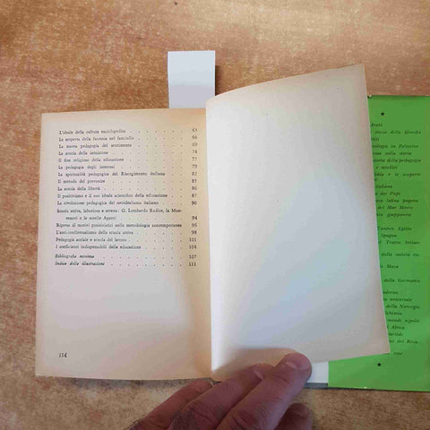 BREVE STORIA DELLA PEDAGOGIA LUIGI PAGGIARO LE PICCOLE STORIE ILLUSTRATE SANSONI