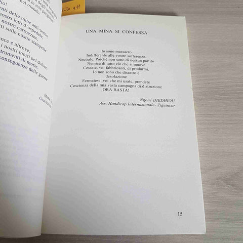 MINE ANTI UOMO LA CROCIATA DEI POETI - EDIZIONI DELL'ARCO - 2003