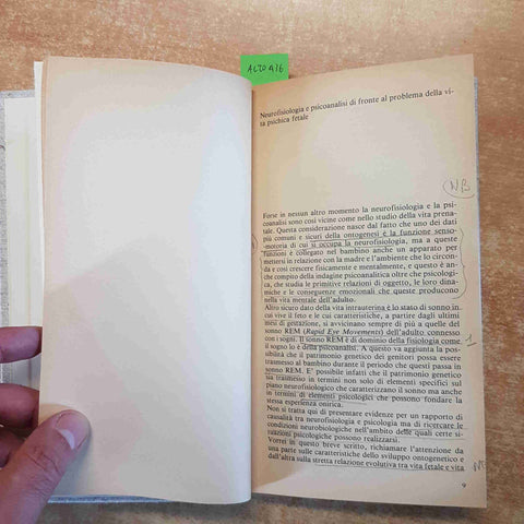 LA VITA PSICHICA NEL FETO ARNALDO RASCOVSKY 1980 IL FORMICHIERE sottolineato!!!