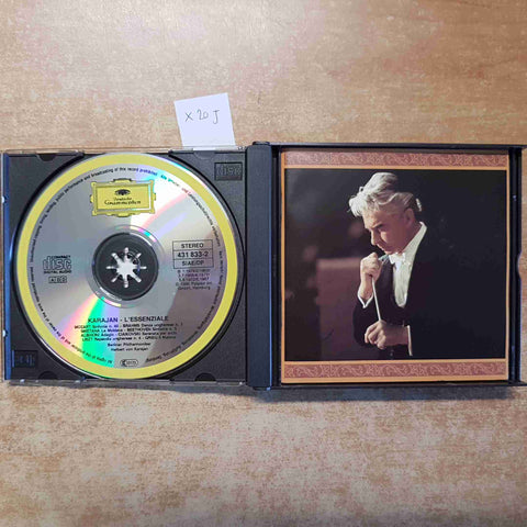 KARAJAN L'ESSENZIALE IN 2 CD 1990 POLYDOR
