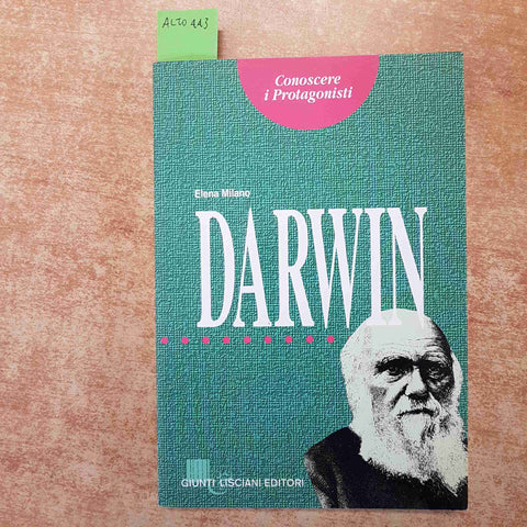 DARWIN CONOSCERE I PROTAGONISTI Elena Milano 1993 GIUNTI LISCIANI
