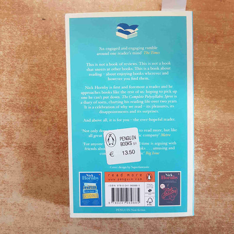NICK HORNBY THE COMPLETE POLYSYLLABIC SPREE 2015 PENGUIN