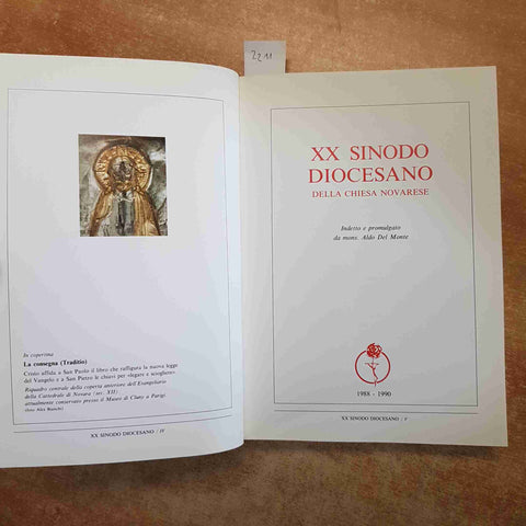 XX SINODO DIOCESANO DELLA CHIESA NOVARESE 1990 ALDO DEL MONTE novara