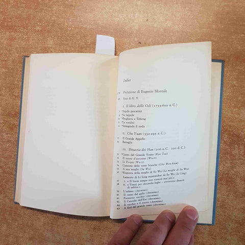 LIRICHE CINESI 1753 A.C. 1278 D.C. EINAUDI 1966 manca la copertina PREF. MONTALE
